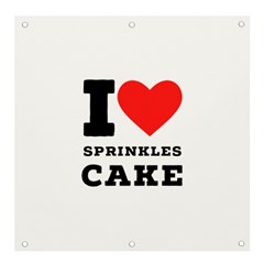 I Love Sprinkles Cake Banner And Sign 4  X 4  by ilovewhateva