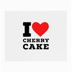 I love cherry cake Small Glasses Cloth Front