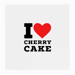 I Love Cherry Cake Medium Glasses Cloth by ilovewhateva