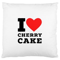 I Love Cherry Cake Standard Premium Plush Fleece Cushion Case (two Sides) by ilovewhateva