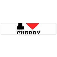 I Love Cherry Cake Small Premium Plush Fleece Scarf by ilovewhateva