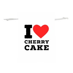 I Love Cherry Cake Lightweight Drawstring Pouch (s) by ilovewhateva