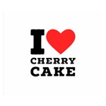 I love cherry cake Premium Plush Fleece Blanket (Small) 50 x40  Blanket Front