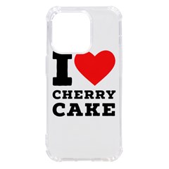 I Love Cherry Cake Iphone 14 Pro Tpu Uv Print Case by ilovewhateva