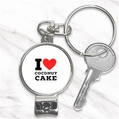 I Love Coconut Cake Nail Clippers Key Chain by ilovewhateva