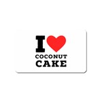 I love coconut cake Magnet (Name Card) Front