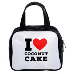 I Love Coconut Cake Classic Handbag (two Sides) by ilovewhateva