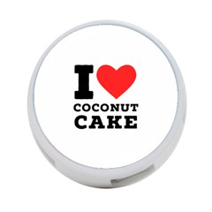 I Love Coconut Cake 4-port Usb Hub (one Side) by ilovewhateva