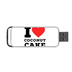 I Love Coconut Cake Portable Usb Flash (one Side) by ilovewhateva