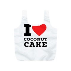 I Love Coconut Cake Full Print Recycle Bag (s) by ilovewhateva