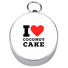 I Love Coconut Cake Silver Compasses by ilovewhateva