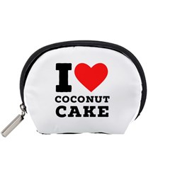 I Love Coconut Cake Accessory Pouch (small) by ilovewhateva