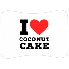 I Love Coconut Cake Velour Seat Head Rest Cushion by ilovewhateva