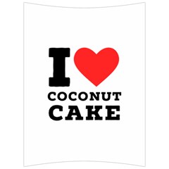 I Love Coconut Cake Back Support Cushion by ilovewhateva