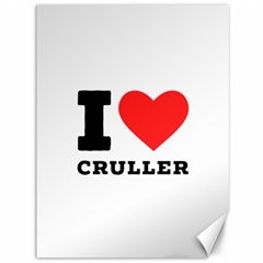 I Love Cruller Canvas 36  X 48  by ilovewhateva