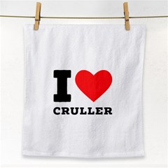 I Love Cruller Face Towel by ilovewhateva