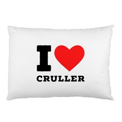 I Love Cruller Pillow Case by ilovewhateva