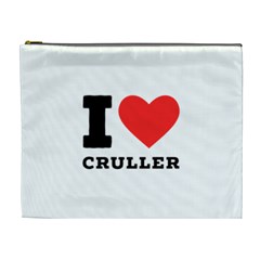 I Love Cruller Cosmetic Bag (xl) by ilovewhateva