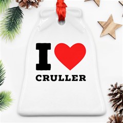 I Love Cruller Ornament (bell) by ilovewhateva