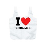 I love cruller Full Print Recycle Bag (S) Back