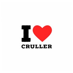 I Love Cruller Wooden Puzzle Square by ilovewhateva