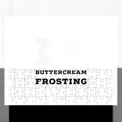 I Love Buttercream Frosting Rectangular Jigsaw Puzzl by ilovewhateva