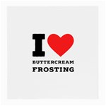 I love buttercream frosting Medium Glasses Cloth (2 Sides) Back