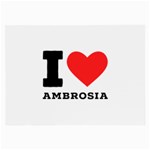 I love ambrosia Large Glasses Cloth Front