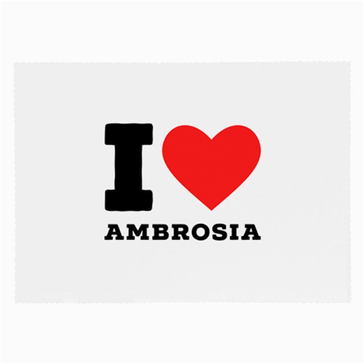 I love ambrosia Large Glasses Cloth