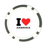 I love ambrosia Poker Chip Card Guard Back