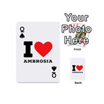 I love ambrosia Playing Cards 54 Designs (Mini) Front - SpadeQ