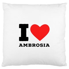 I Love Ambrosia Standard Premium Plush Fleece Cushion Case (one Side) by ilovewhateva