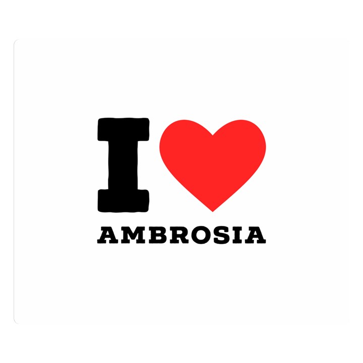 I love ambrosia Premium Plush Fleece Blanket (Small)