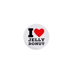 I Love Jelly Donut 1  Mini Magnets by ilovewhateva