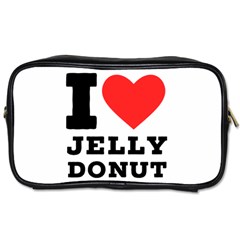 I Love Jelly Donut Toiletries Bag (two Sides) by ilovewhateva