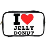 I love jelly donut Toiletries Bag (Two Sides) Back