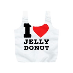 I Love Jelly Donut Full Print Recycle Bag (s) by ilovewhateva