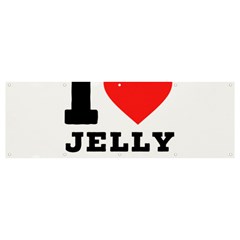 I Love Jelly Donut Banner And Sign 12  X 4  by ilovewhateva