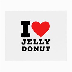 I Love Jelly Donut Small Glasses Cloth (2 Sides) by ilovewhateva