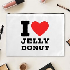 I Love Jelly Donut Cosmetic Bag (xl) by ilovewhateva