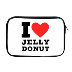 I Love Jelly Donut Apple Macbook Pro 17  Zipper Case by ilovewhateva