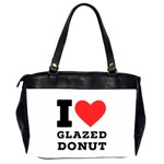 I love glazed donut Oversize Office Handbag (2 Sides) Back