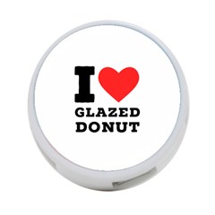 I Love Glazed Donut 4-port Usb Hub (two Sides) by ilovewhateva