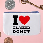 I love glazed donut Large Coin Purse Back