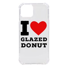 I Love Glazed Donut Iphone 14 Tpu Uv Print Case by ilovewhateva