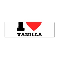 I Love Vanilla Donut Sticker Bumper (100 Pack) by ilovewhateva