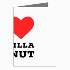 I Love Vanilla Donut Greeting Cards (pkg Of 8) by ilovewhateva