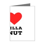 I love vanilla donut Mini Greeting Card Left