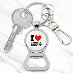 I Love Vanilla Donut Bottle Opener Key Chain by ilovewhateva