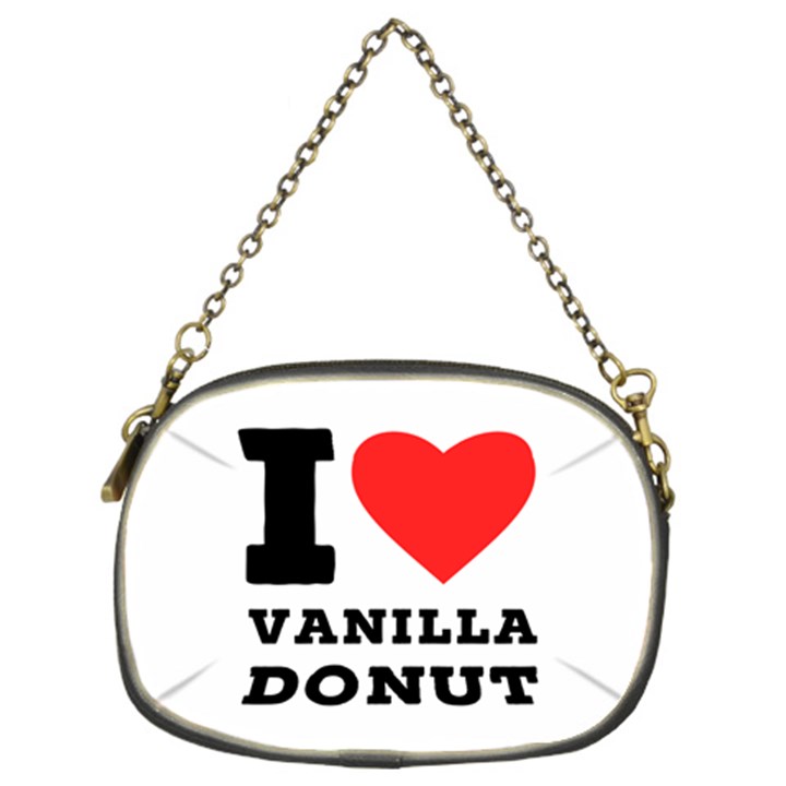 I love vanilla donut Chain Purse (Two Sides)